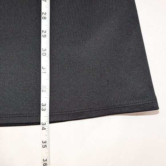 Abercrombie & Fitch | Little Black Dress Scuba Mini Dress Sleeveless | Medium - Picture 9 of 9